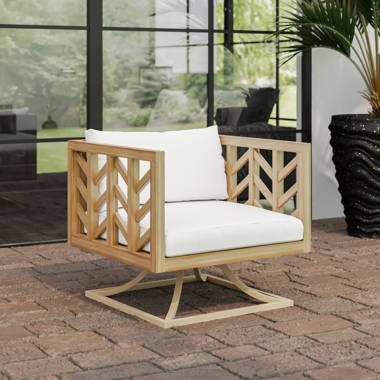 Teak outdoor swivel cheap chairs